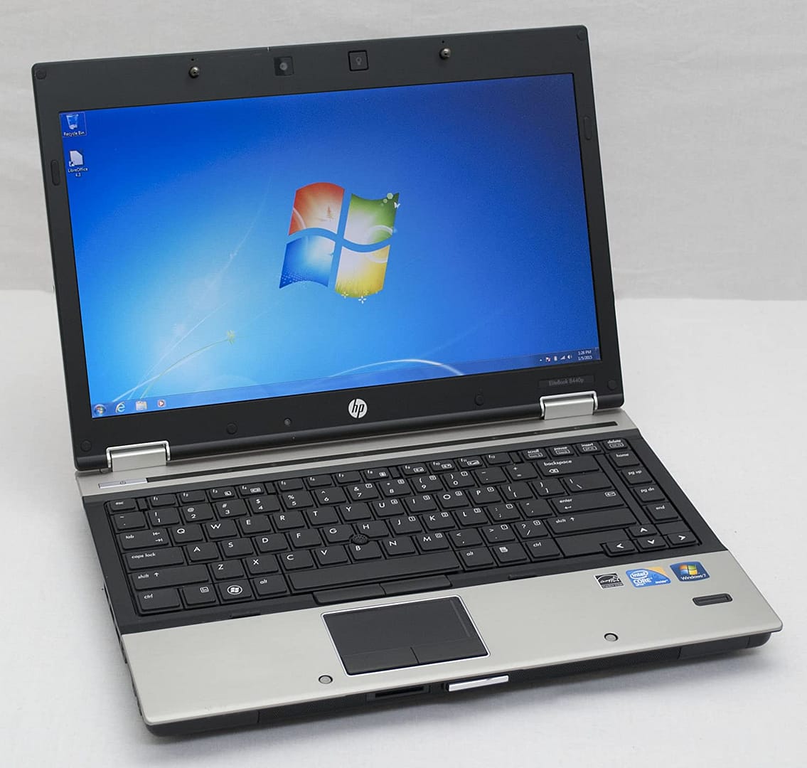 HP Elitebook 8440p Laptop-Core i5 2.4 GHz-4  GB DDR3-1 TB HDD-DVD/RW-Win 7 Pro 64 Bit (Pre-owned)