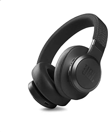 JBL Live 660NC Wireless Over Ear Noise Cancelling Headphones, Powerful JBL Signature Sound, ANC + Ambient Aware, Voice Assistant, 50H Battery, Comfortable Fit, Carrying Pouch