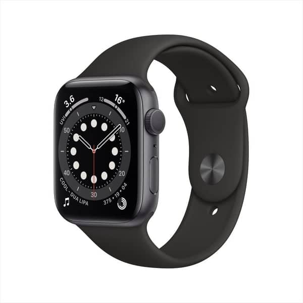 Apple Watch Series 1 – 42mm Silver & Black Aluminum Case with White Sport Band(used original )