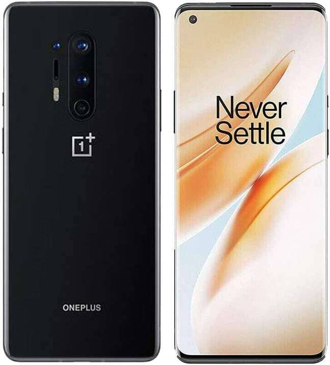 Oneplus 8 Pro 5G Smartphone 8GB 128GBy 48Mp Warp Charge 30 Wireless NFC（Black）